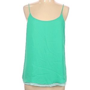 Teal Camisole top from The Limited